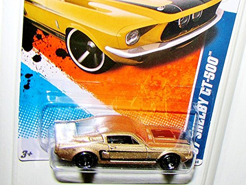 Hot Wheels Muscle Mania 1:10 Shelby GT-500 Oro miniatura 2