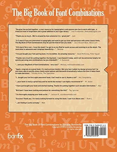 image for The Big Book of Font Combinations: Hundreds of Typeface Pairing Ideas 