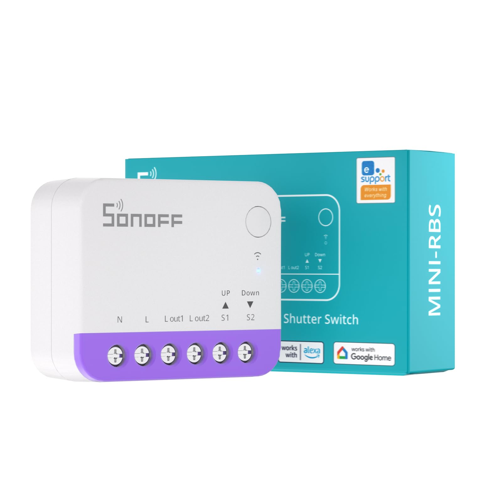 SONOFF SNZB-05P Zigbee Water Detector, Smart Home Water Sensor, Water Detector for Kitchens, Cellar and Bathrooms, Water Monitor Compatible with Alexa and Google Assistant, Requires Zigbee Hub