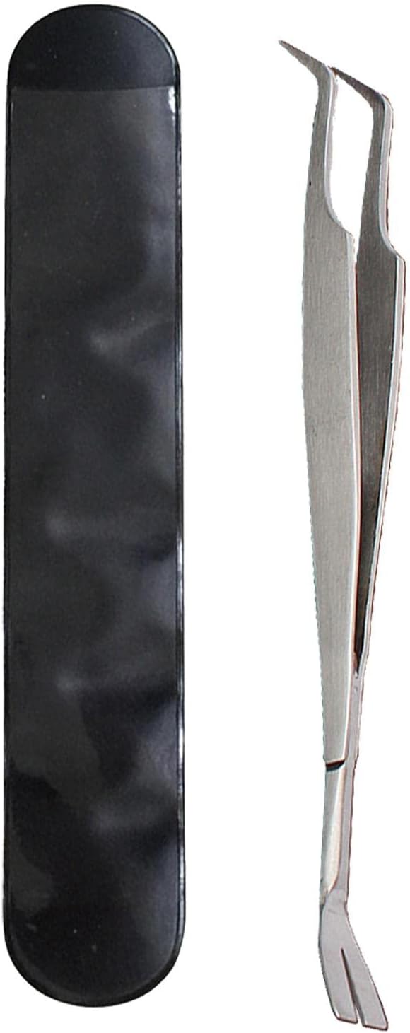 2 in 1 Tick Removal Tool for Pets, Stainless Steel Professional Tick Tweezers Ticks Remover for Dogs, Cats & Humans
