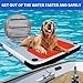 Inflatable Dock, Load-Bearing 200 pounds, Dog pet ramp, Suitable for Swimming Pools, Boat Docks, Lakes, Beach use Water Sports Platform.