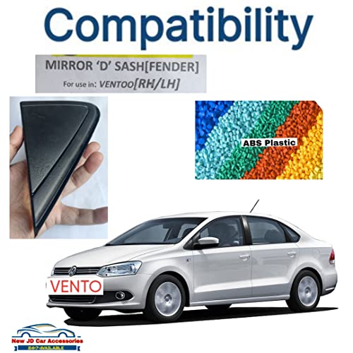 Image of for Vento Type1 Car [Front Left /Right Mirror Lower Support Cap /Outer Mirror Fender Automatic Trim[2423] (L-H S VENTO CAR)