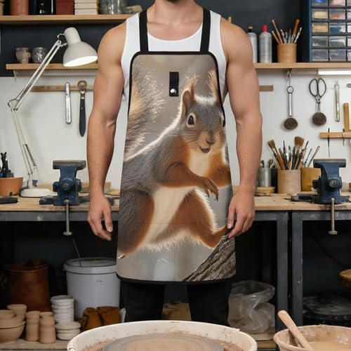 Delantal ajustable de trabajo para hombres y mujeres miniatura 4