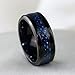 Couple Ring Bridal Set His Hers Women Black Gold Plated Blue CZ Men Celtic Dragon stainless steel Wedding Band Jewelry