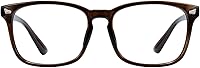 Vista 21 de TIJN - Gafas de bloqueo de luz azul - Armazón cuadrado de anteojos para estudiosos - Gafas de juego de computadora Anti Blue Ray