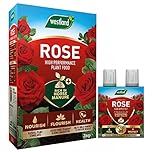 Rose Plant Feed & Protect Bundle - 3kg Rose Plant Food Pellets & Rose 2 in 1 Feed and Protect Concentrated 2x500ml. Garden Fertiliser for Outdoor Plants with Topline Card.