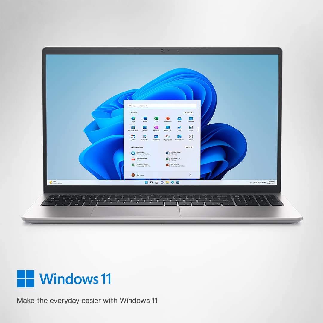 Dell Inspiron 3511 Laptop, Intel Core i3-1115G4, 8GB DDR4, 1TB HDD