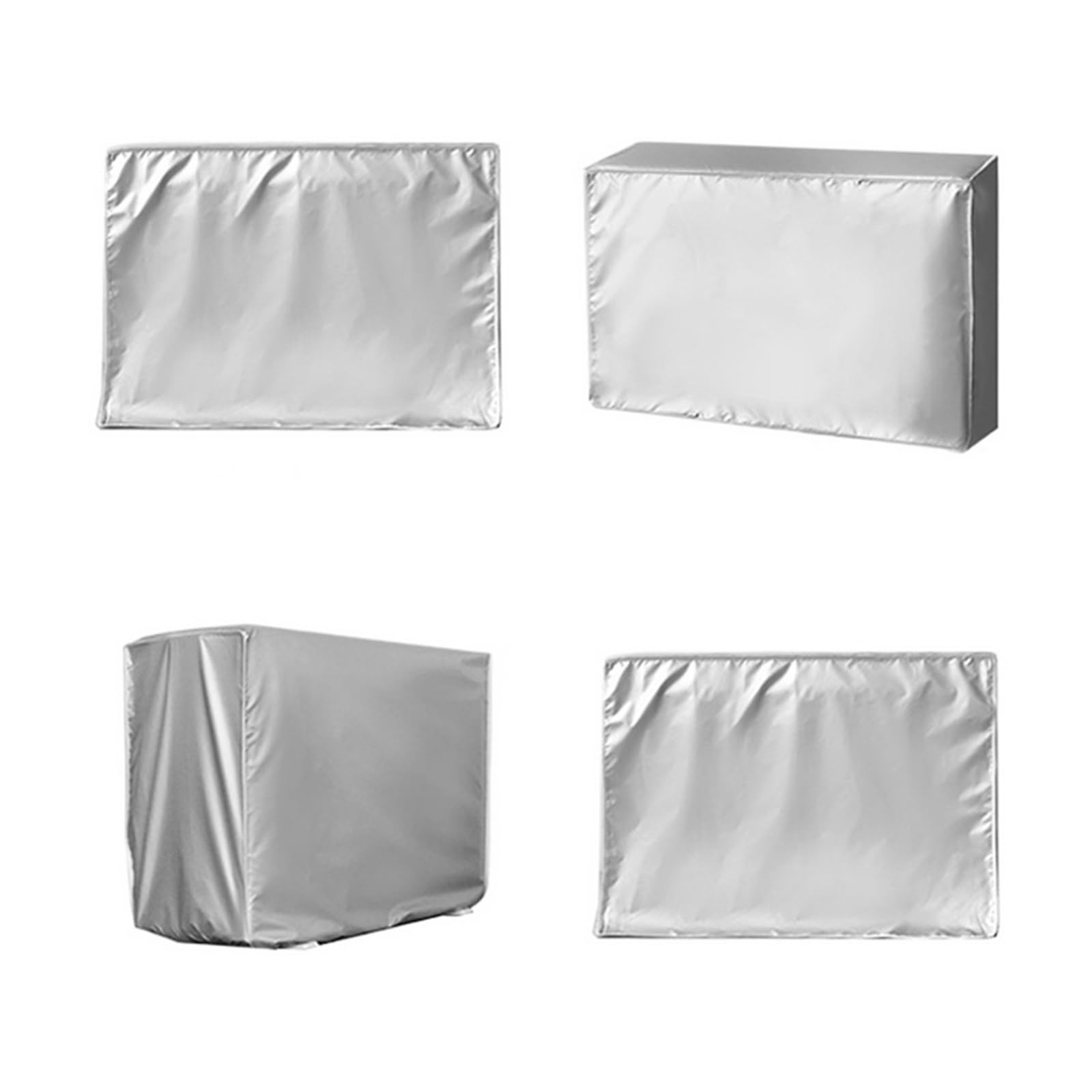 Cqahdsevf Close Silver Coated Oxford Air Conditioner Cover