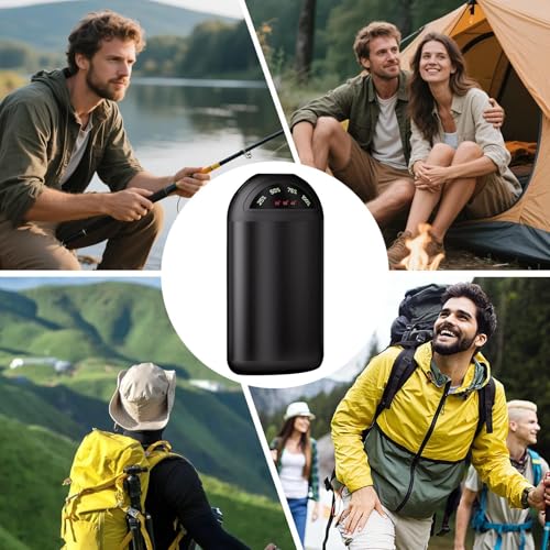 Chauffe-mains électronique anti-panne de batterie avec lampe intégrée - 4