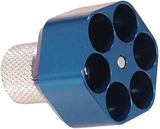 Pachmayr 02652 Competition Revolver Speedloader, Smith & Wesson K Frame, 38 Special, 357 Magnum, 6 Shot, blue, silver