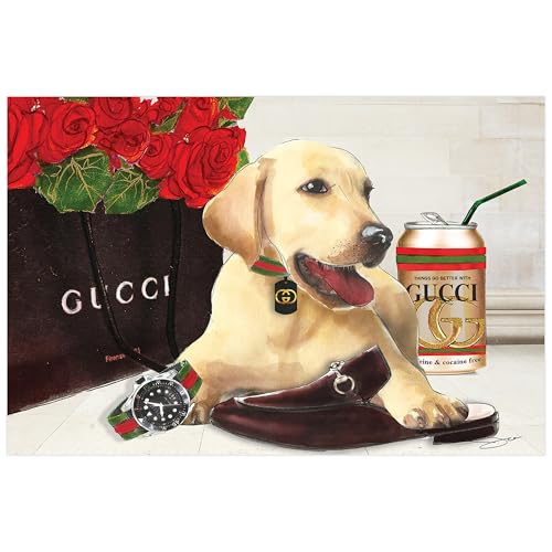 Empire Art Direct Frameless Free Floating Print Tempered Glass Panel Graphic Pet Wall Art Ready to Hang, 16" x 24", In My Own Skin