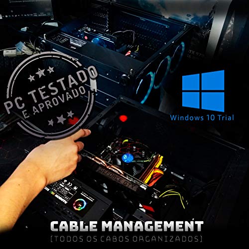 PC ITX Gamer Headshot Rush, Core I5 10400F, RTX 3070 8GB, 16GB RAM, SSD m.2 500GB