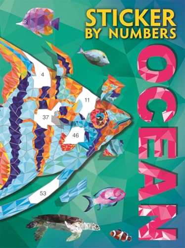 Sticker By Numbers: Ocean (Activty Book for Adults)