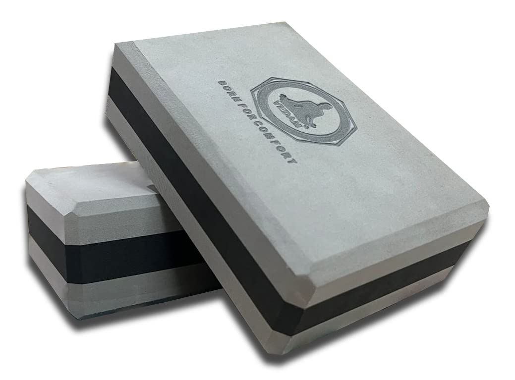 VEDAM; BORN FOR COMFORT EVA (Grey) Yoga Brick| Block for men and women(Set of 2), High Density EVA Brick Sweat resistant, Odour resistant, Non-Slip brick and Highly Stable (EVA) (B0BLSQDL68) Amazon Price History, Amazon Price Tracker