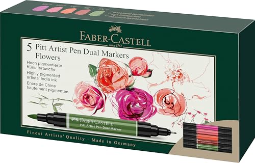Pitt Artist Pen Dual Faber-Castell 162007 feutres encre de chine pointe pinceau et fibre