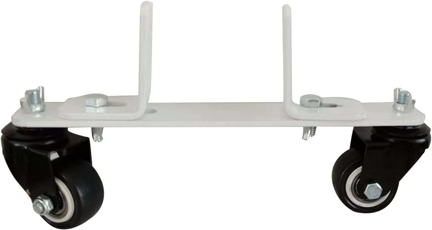 Heater Bracket 360 Degree Swivel, Sturdy Aluminum Alloy Casters 2 Wheels for Heater Panel Universal Family Room/Bedroom Screen Divider with Locking Brake Lever