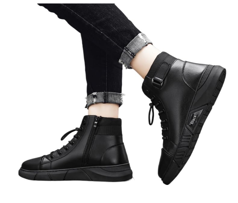 Mens Casual Formal Leather Boots Business Sneakers. Mens Comfortable Lining Formal Leather Shoes4