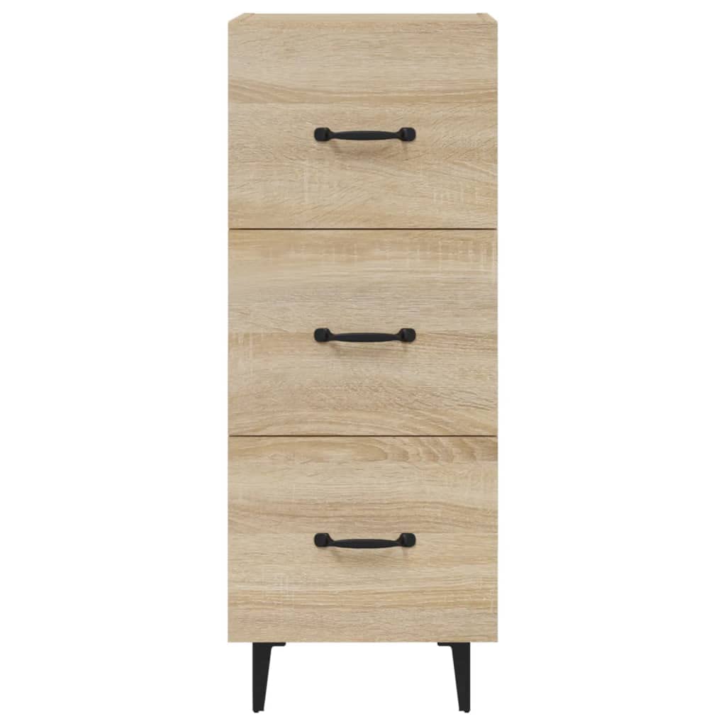 Aparador clásico con mucho espacio de almacenamiento, resistente placa superior para decoración y montaje en pared para mayor seguridad, elegante mueble para el salón de madera