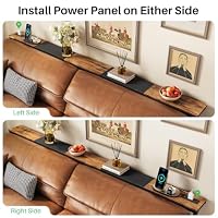 Kitstorack 76.9" Narrow Console Table with Power Outlet for Living Room — image 7