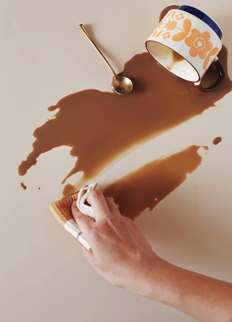 TREEWOO Kitchen Dish Towels Reusable Swedish Dishcloths Set of 6 Natural Cotton Washable Household Dining Room Cleaning Sponges Super Absorbent Dish Rags - Image 4