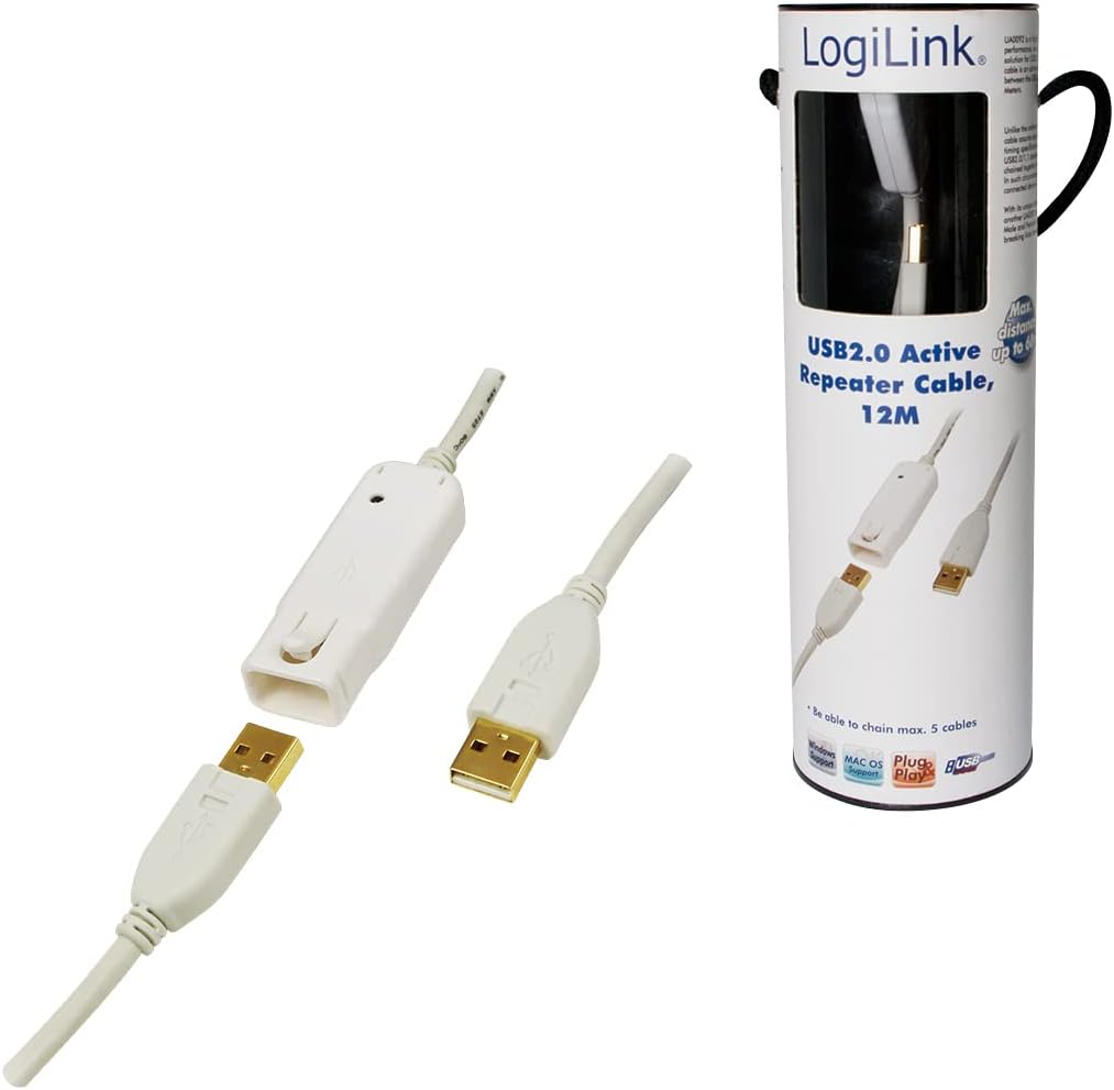 Logilink 12m USB 2.0 Repeater Cable