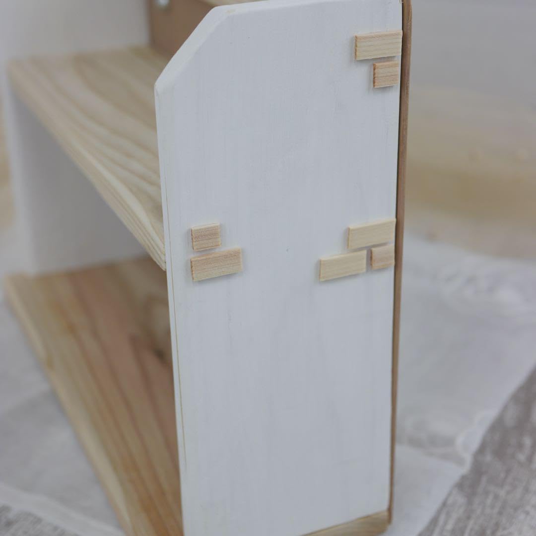 スパイスラック 木製 収納棚 調味料ラック アクセサリー コスメ カギ置き 10