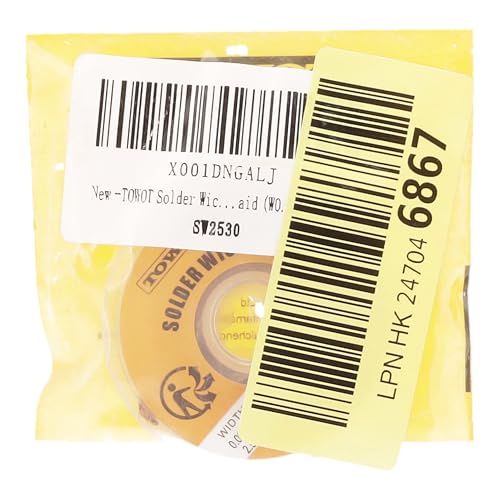 TOWOT Solder Wick Braid 10ft Desoldering Wick Braid Remover Tool With Flux No-Clean Soldering Wick Desolder Soldering 0.1 inch Width - Image 9