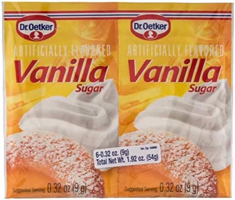 Vanilla Sugar, (Oetker) (6x0.32oz) 54g