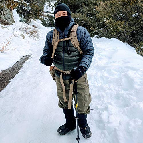 TRIWONDER Guêtres de Randonnée Guêtres de Botte Guêtres de Jambe pour Homme Femme Ski Chasse Escalade VTT Protection Contre Neige Pluie Boue Vent - Image 8