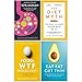 Produktbild 10% Human, The Diet Myth, Food Wtf Should I Eat, Eat Fat Get Thin 4 Books Collection Set
