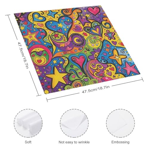 Servilletas de Tela Cuadradas 18x18 Pulgadas Pack 4 miniatura 2