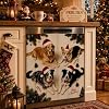 Christmas Puppy Dishwasher Magnet Cover Decorative Full Door Magnetic - 8