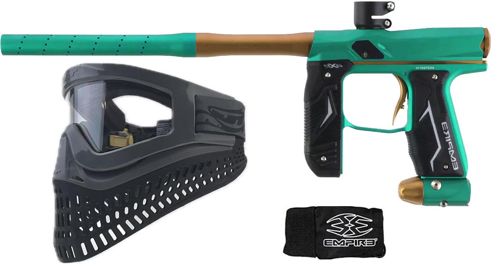 Empire Axe 2.0 Competition Paintball Gun Marker w/JT Proflex-X Paintball Mask Package