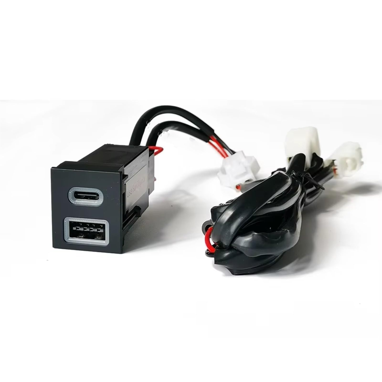 Consola USB Socket AUX Compatible Con Toyota Para RAV4 Para Corolla Coche Cargador PD Carga Rápida QC3.0 Adaptador Carga Teléfono Automático Puerto USB