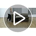 THSUPER 104'' Microfiber L Shaped Sectional Sleeper Sofa Couch with Pull Out Bed and Storage Ottoman, Convertible Couches with Adjustable Headrest for Living Room, Right Facing Chaise. Light Brown
