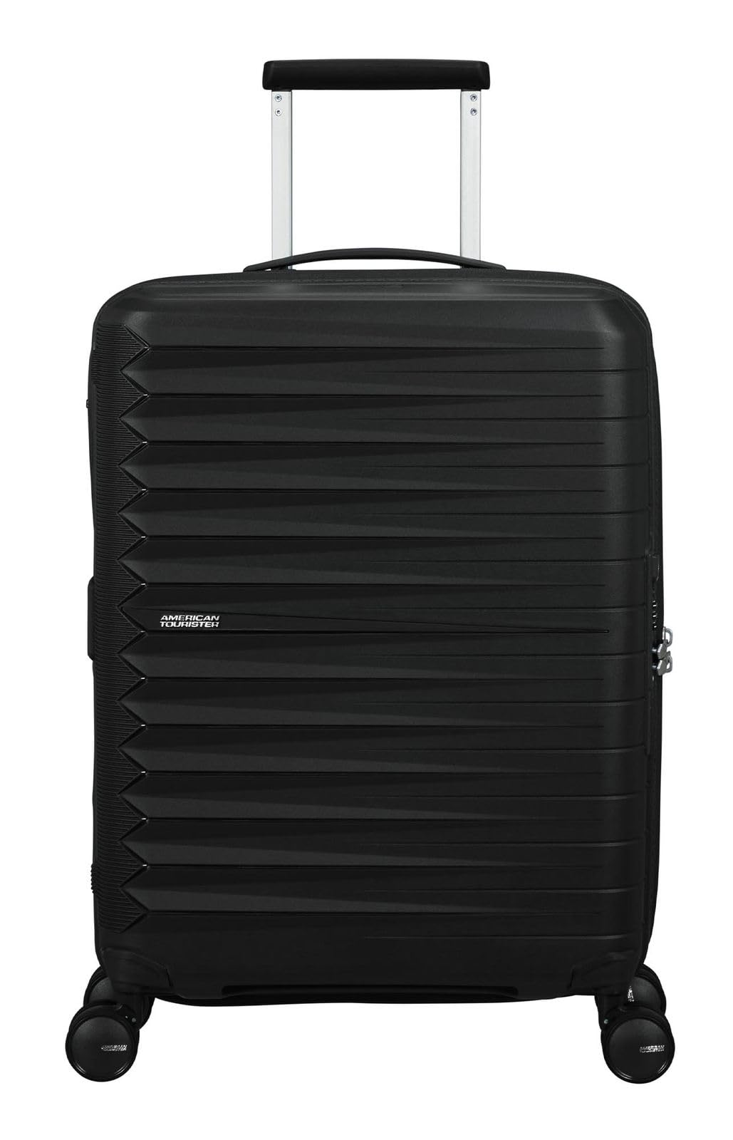 American Tourister Fastforward Suitcase, Flash Black, 55cm