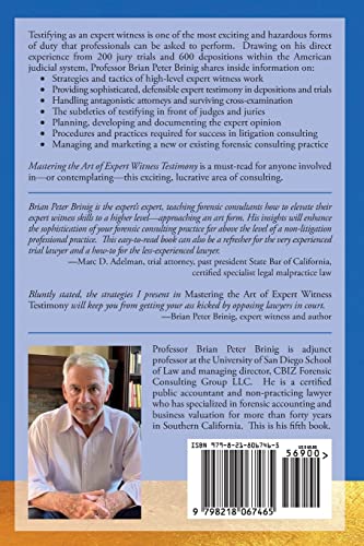 Mastering the Art of Expert Witness Testimony