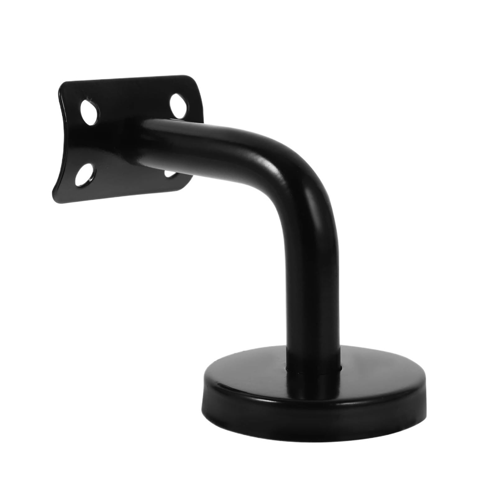 VAYEODEYU Handrail Brackets 10pcs Black Painted Stainless Steel 6x6x5cm for Bathroom Corridor Stair