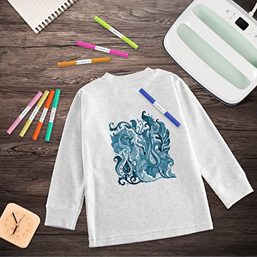 Image of REALIKE Dual Tip Infusible Pens Compatible with Cricut Maker 3 /Maker 4 /Maker /Explore 3 /4 /5 /Air 2 /Air, 36 pcs Dual Tip Sublimation Markers Pens Set for Mug Press /Heat Press (0.4 Tip & 1.0 Tip)