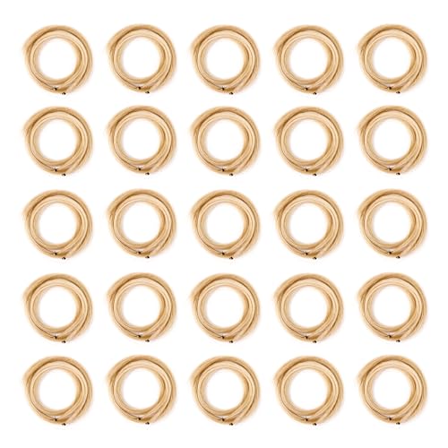 BQLZR 50 Hanks 32inch White Unbleached Horse Hair Replacement for Violin Viola Bow