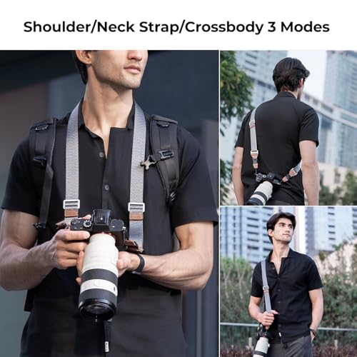 Image of K&F Concept 32mm Camera Strap Camera Secure Protection Strap with Adjustable Waterproof Durable Camera Strap for Camera