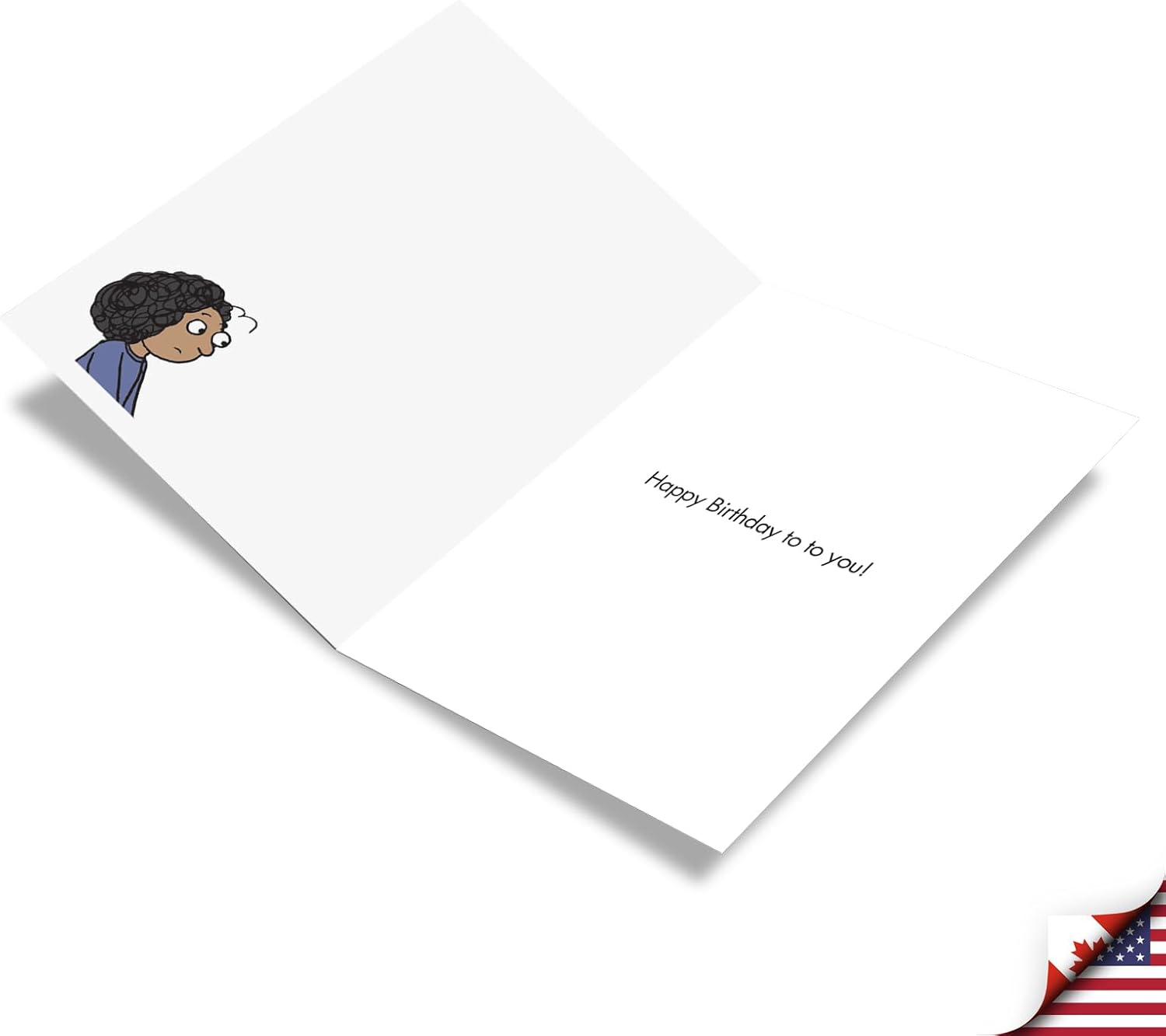 NobleWorks - Funny Birthday Greeting Card with 5 x 7 Inch Envelope (1 Card) Bday Typos C2458BDG - Image 2