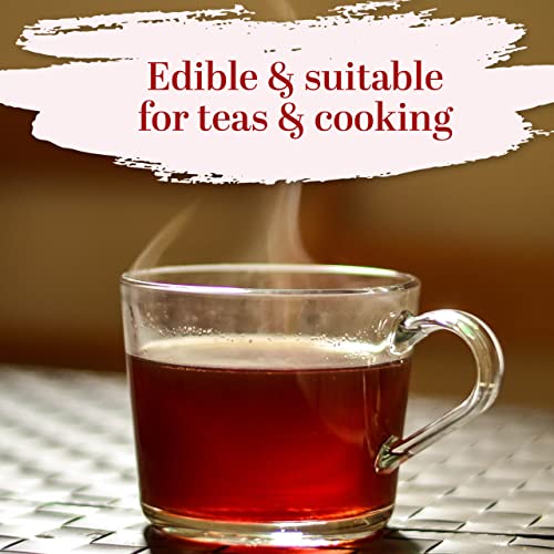 dried rose petals  edible food grade red petals for cooking and tea  suitable for soap making infused oils lipgloss bath bombs bath wedding confetti  4 oz by better shea butter