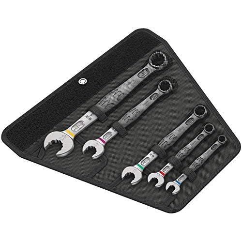 Wera '05020240001 6003 Joker 5 Imperial Set 1 Ringmaulschlüssel-Satz, 5-teilig