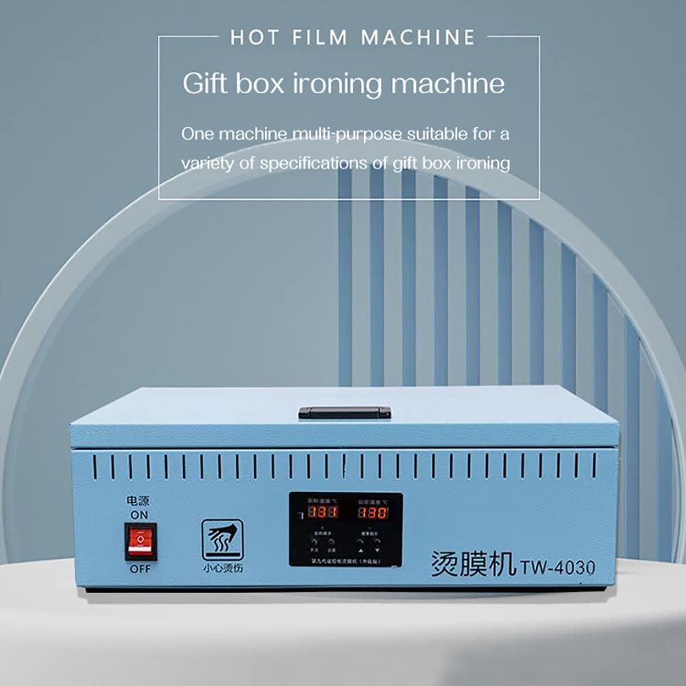 Machine d'emballage en cellophane 1200 W pour cigarettes, parfums, cosmétiques, boîte de poker, film PVC (gris)
