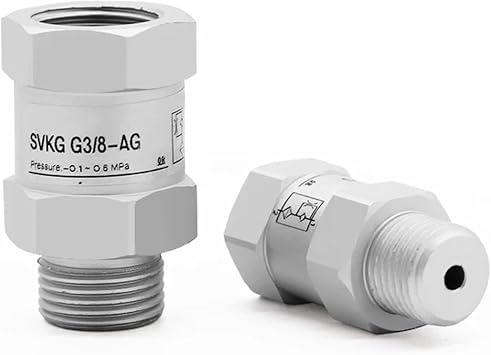Vacuum Safety Logic Valve Check Valves Sucker SVK-SVKG-G1/8/G1/4/G3/8/G1/2-IG-AGSvk G1-4-ig