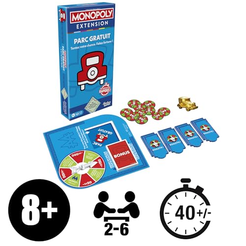 Monopoly Free Parking Jackpot Hasbro La Boite - vue 5