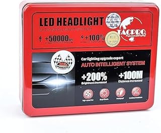 مصابيح ليد تاك برو للسيارة، مصباح أمامي وخلفي، أصلية (h11)، فانوس شبورة، مناسبة للعديد من السيارات، لون أحمر