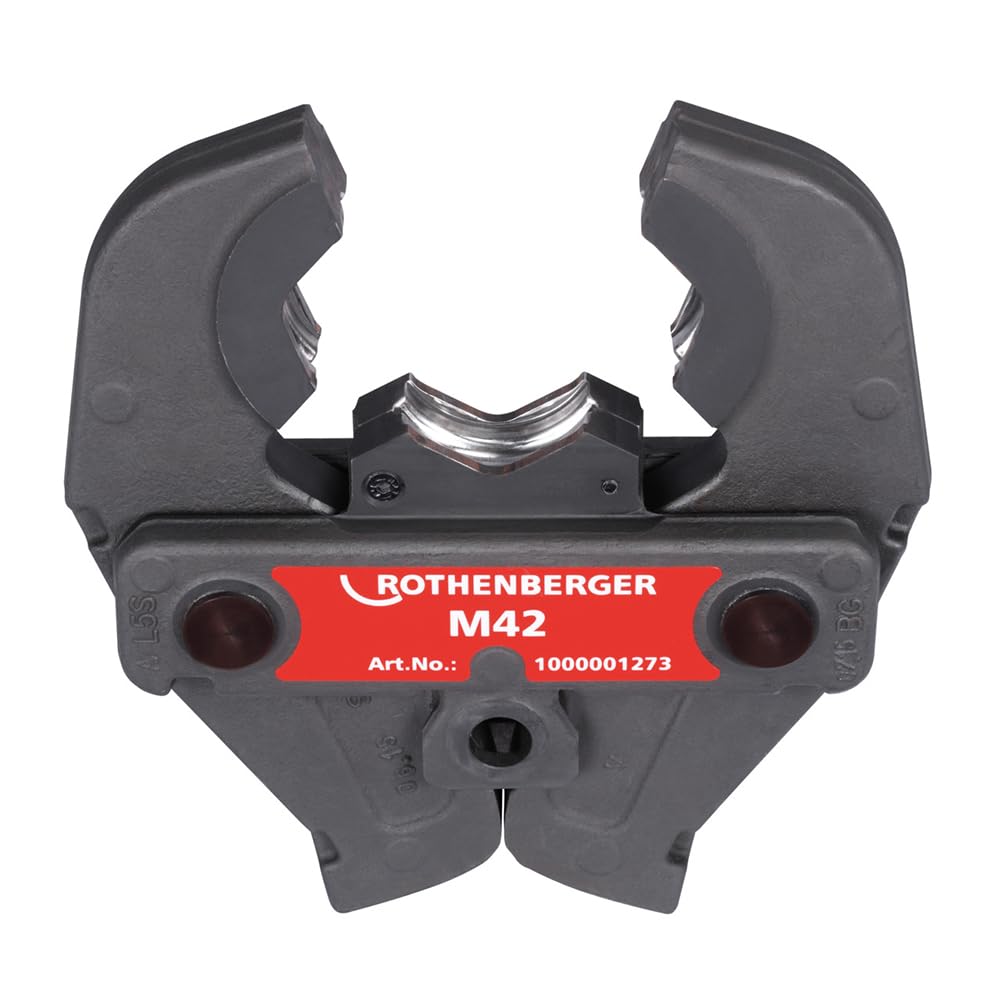 ROTHENBERGER Pressbacke Standard 3-gliedrig, M Pressbacken Kontur, 42mm Arbeitsbereich Durchmesser | 1000001273 | Pressbacke für Fitting, Presszange, Pressbacke für Pressfittinge