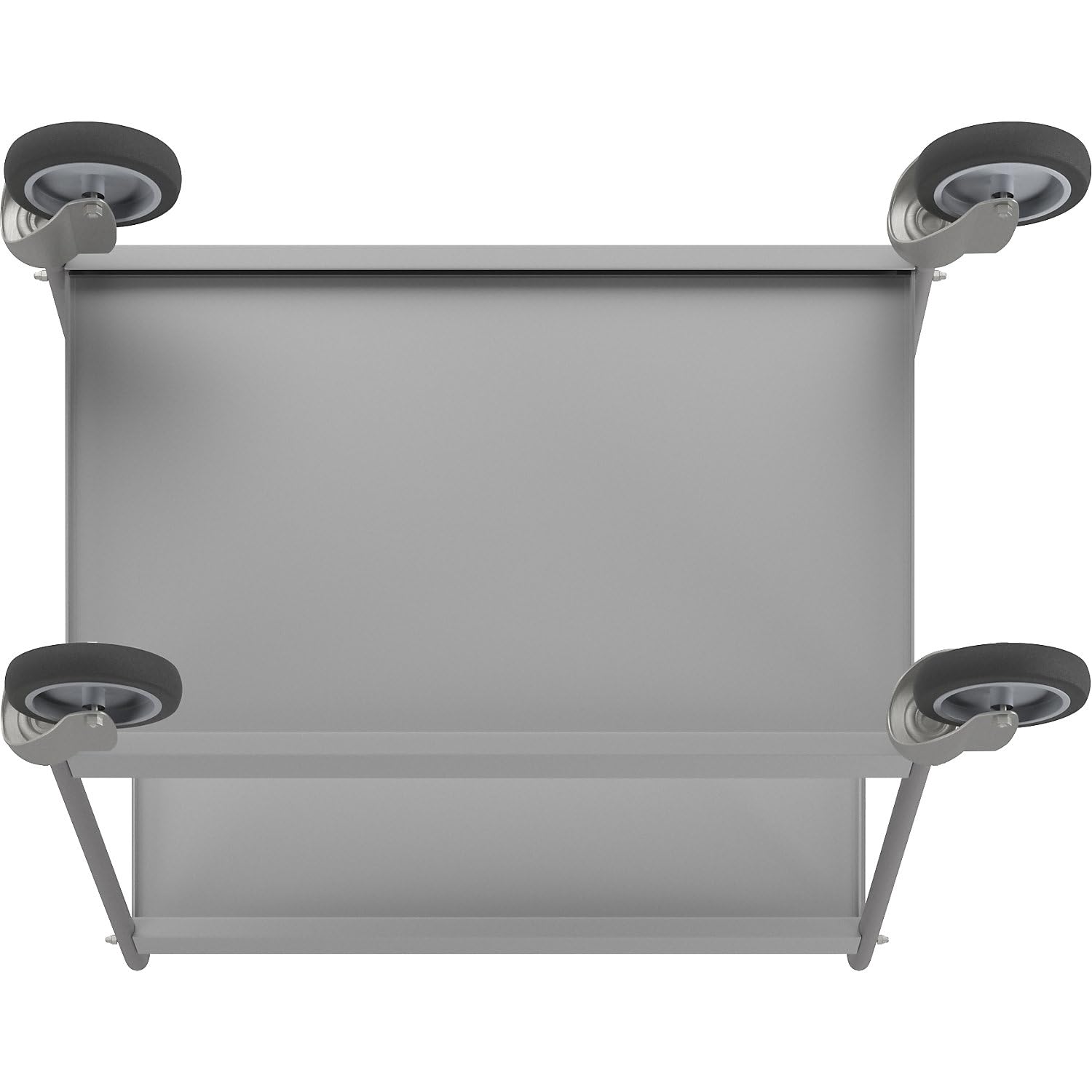 eurokraft | Chariot à Plateaux | 4 roulettes pivotantes | Ø roulettes 125 mm